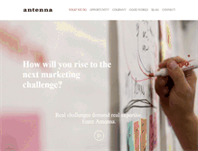 Tablet Screenshot of antennaconsulting.com